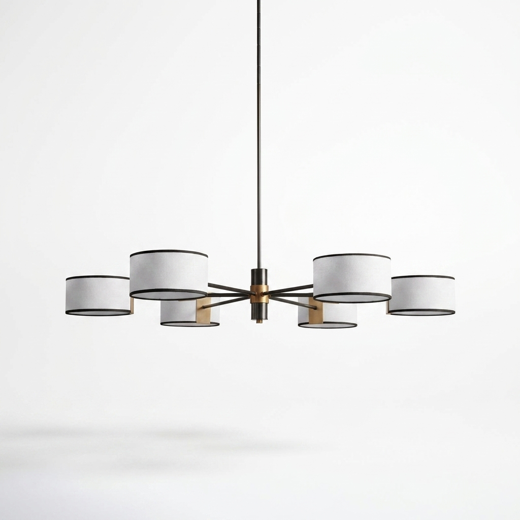 Cavendish Multi Arm Chandelier - studio white