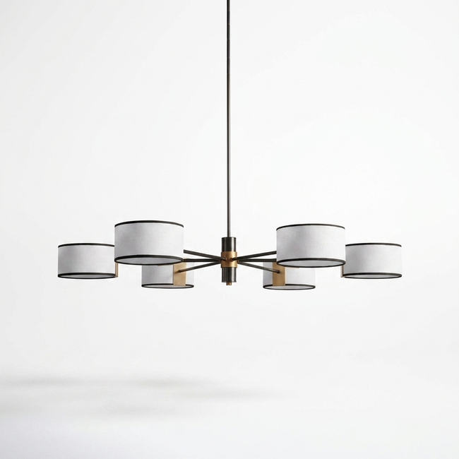Cavendish Multi Arm Chandelier - studio white