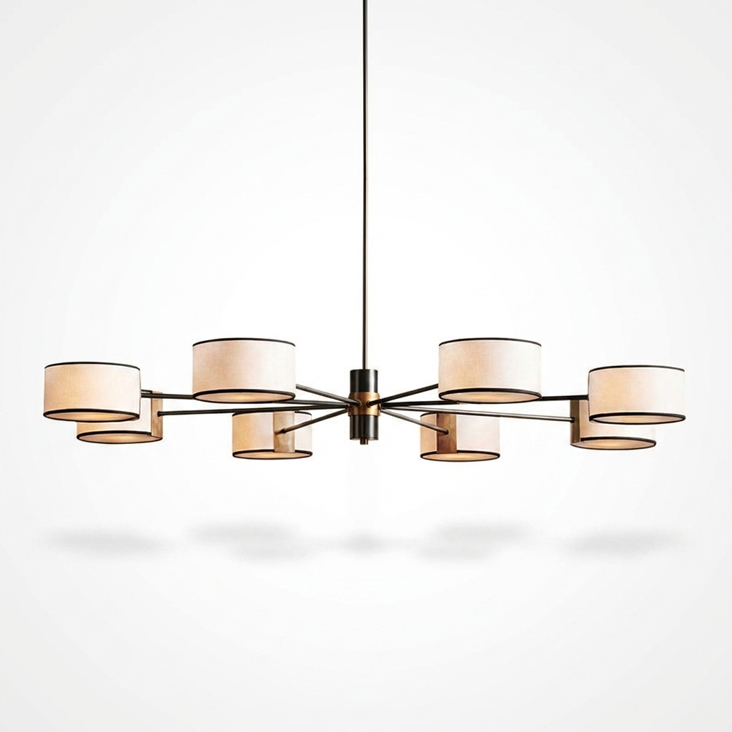 Cavendish Multi Arm Chandelier - studio white variant