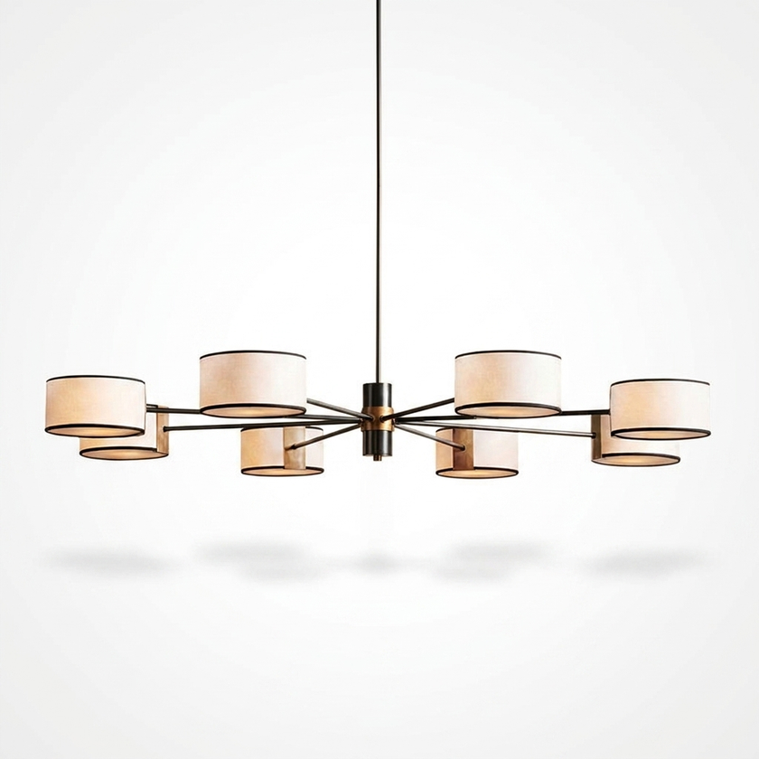 Cavendish Multi Arm Chandelier - studio white variant