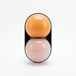 Cabochon Glass Wall Sconce - white variant