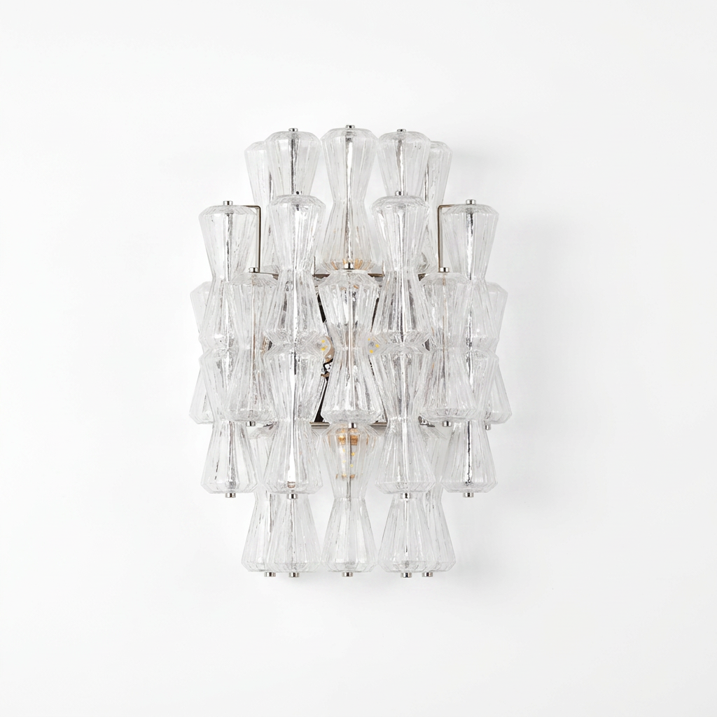 Biarritz Glass Wall Sconce - white variant