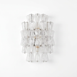 Biarritz Glass Wall Sconce - white variant
