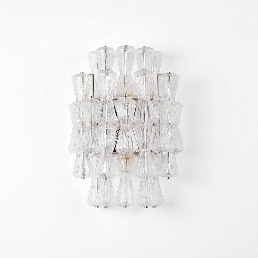 Biarritz Glass Wall Sconce - white variant
