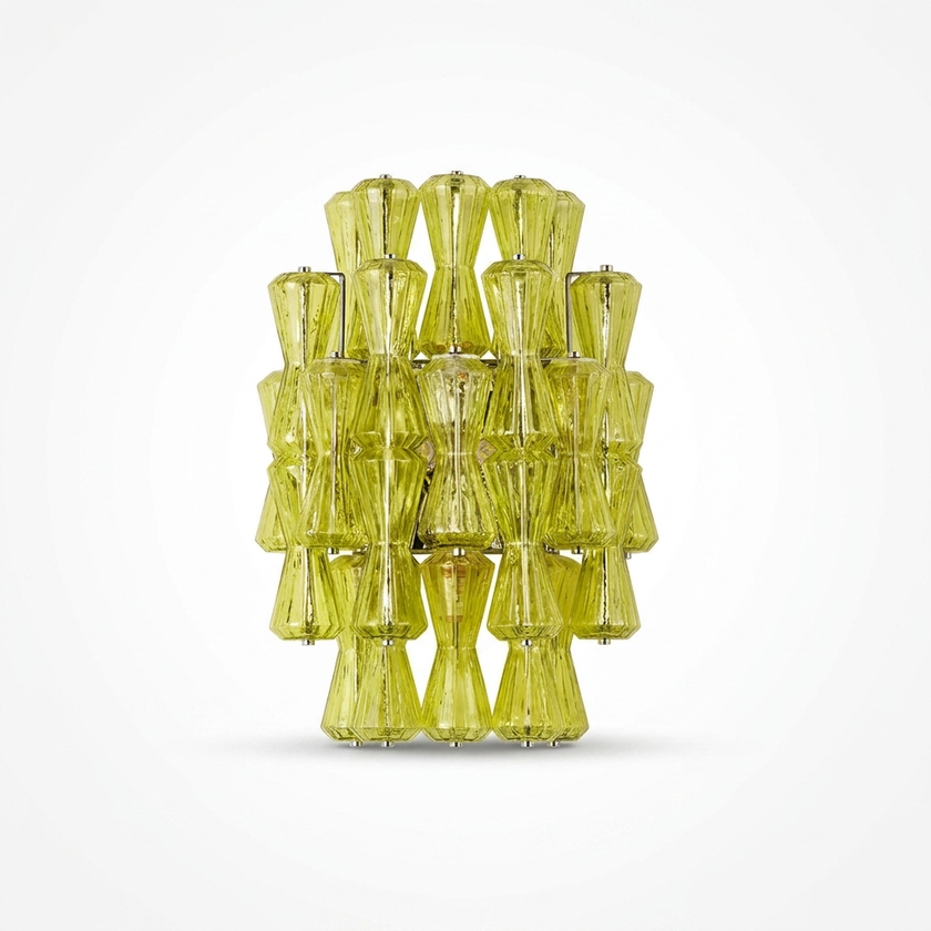 Biarritz Glass Wall Sconce - white variant