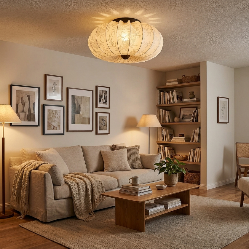 Clementine Semi Ceiling Mount - lifestyle