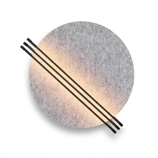 Felt Disc Sunrise Wall Sconce
