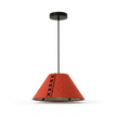 Acoustic Felt Cone Pendant Light - white