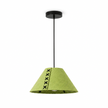 Acoustic Felt Cone Pendant Light - white
