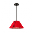 Acoustic Felt Cone Pendant Light - white