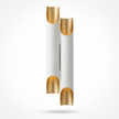 Aluminum Cylinder Wall Lamp - white