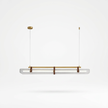 Acrylic Linear LED Chandelier - white