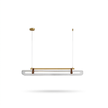 Acrylic Linear LED Chandelier - white