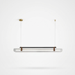 Acrylic Linear LED Chandelier - white