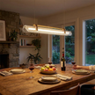 Acrylic Linear LED Chandelier - lifestyle