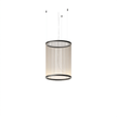 Metal Mesh Cone Pendant Light - white