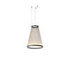 Metal Mesh Cone Pendant Light - white