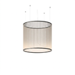 Metal Mesh Cone Pendant Light - white