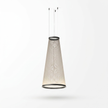 Metal Mesh Cone Pendant Light - white