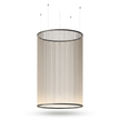 Metal Mesh Cone Pendant Light - white