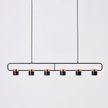 Iron Frame Tilting Pendant Light - white