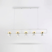 Iron Frame Tilting Pendant Light - white