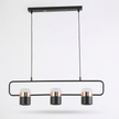 Iron Frame Tilting Pendant Light - white