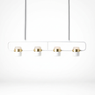 Iron Frame Tilting Pendant Light - white