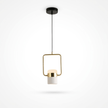 Iron Frame Tilting Pendant Light - white