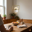 Iron Frame Tilting Pendant Light - lifestyle