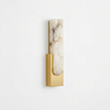 Alabaster Pillar Wall Lamp - white