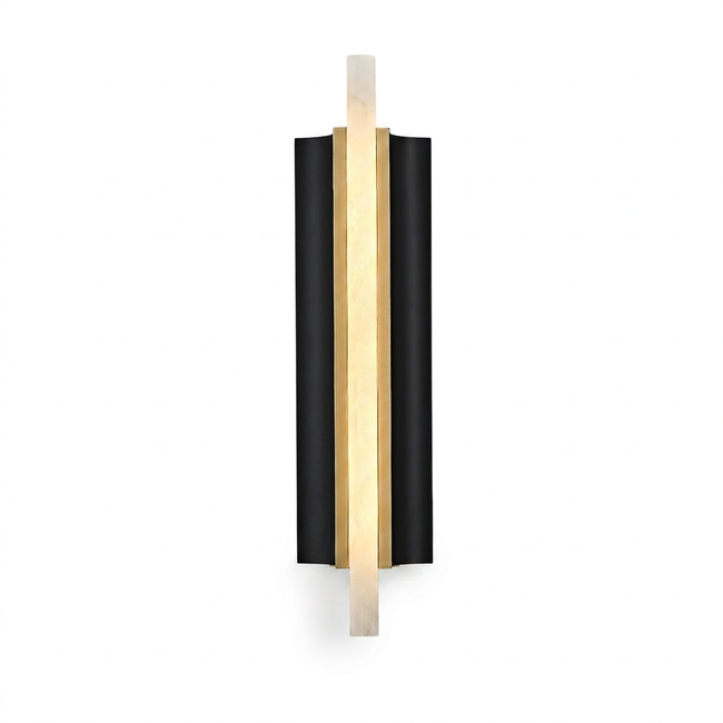 Alabaster Blade Wall Sconce - white
