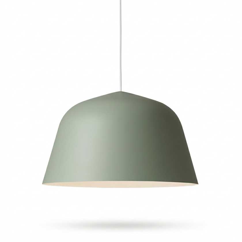 Aluminum Dome Pendant Light - white