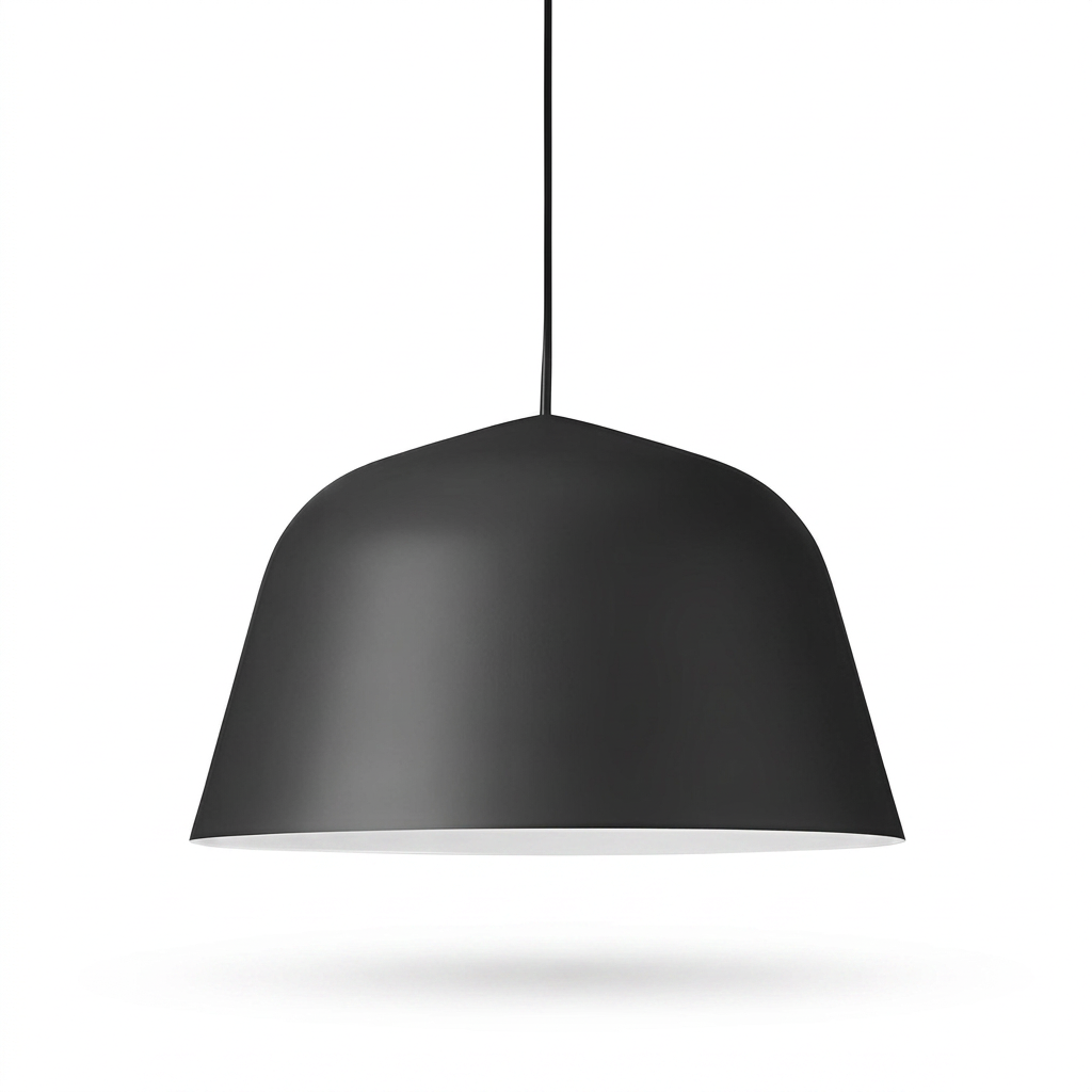 Aluminum Dome Pendant Light - white