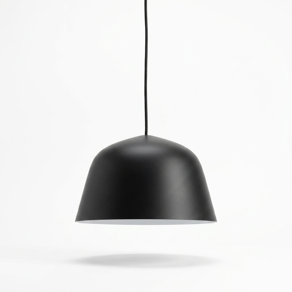 Aluminum Dome Pendant Light - white