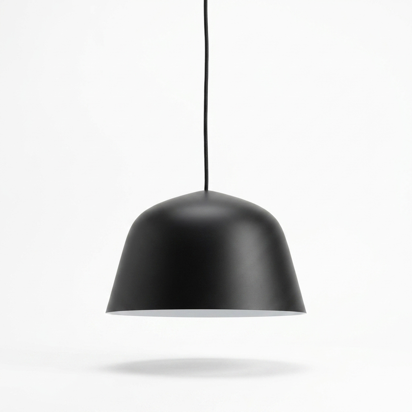 Aluminum Dome Pendant Light - white