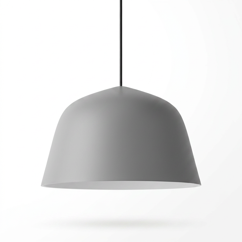 Aluminum Dome Pendant Light - white