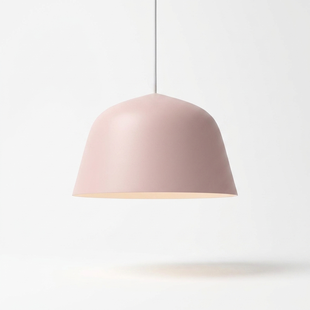 Aluminum Dome Pendant Light - white