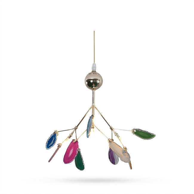 Agate Flake Chandelier