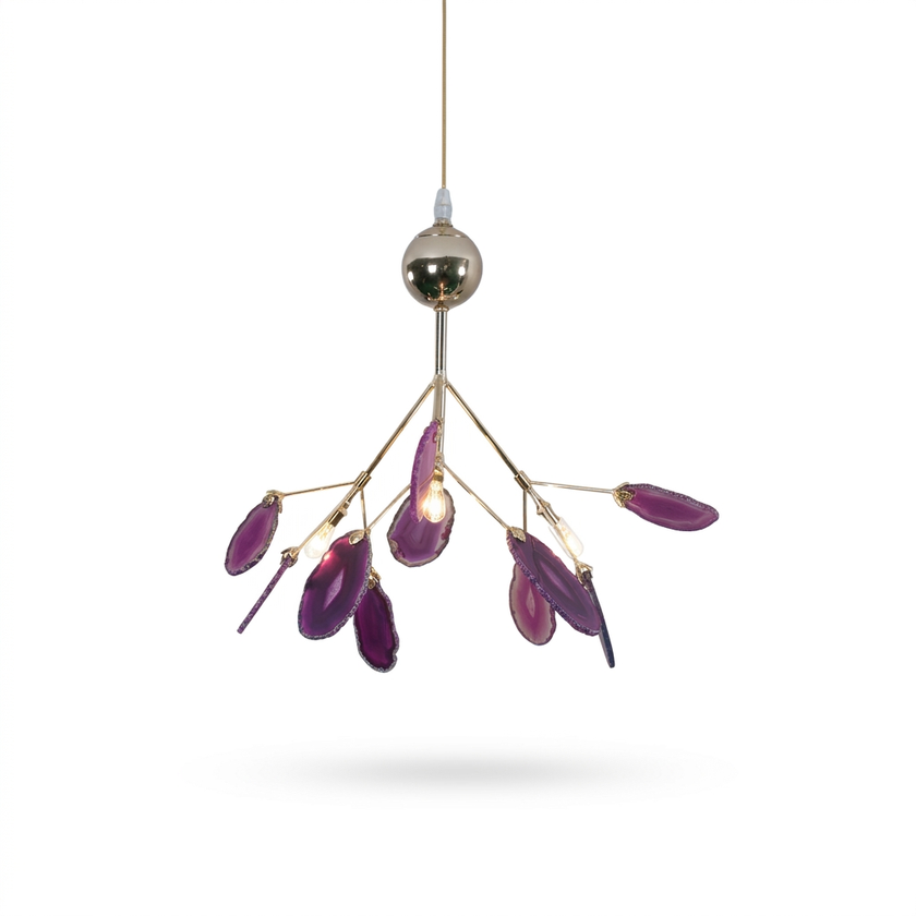 Agate Flake Chandelier