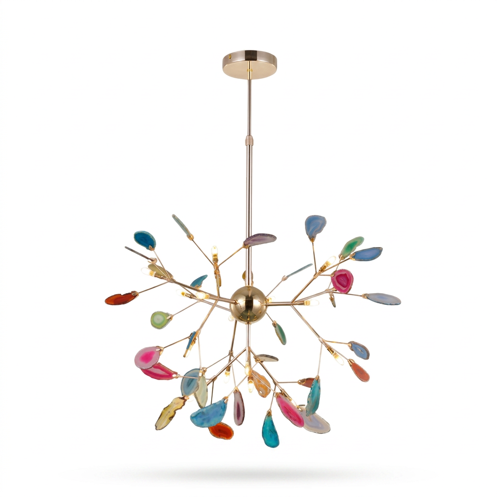 Agate Flake Chandelier