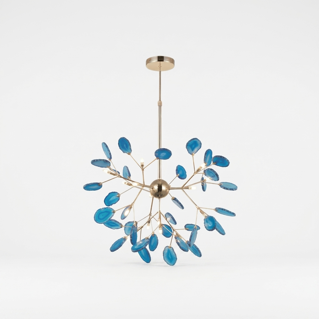 Agate Flake Chandelier