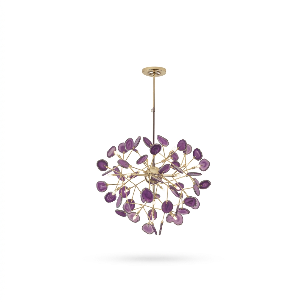 Agate Flake Chandelier