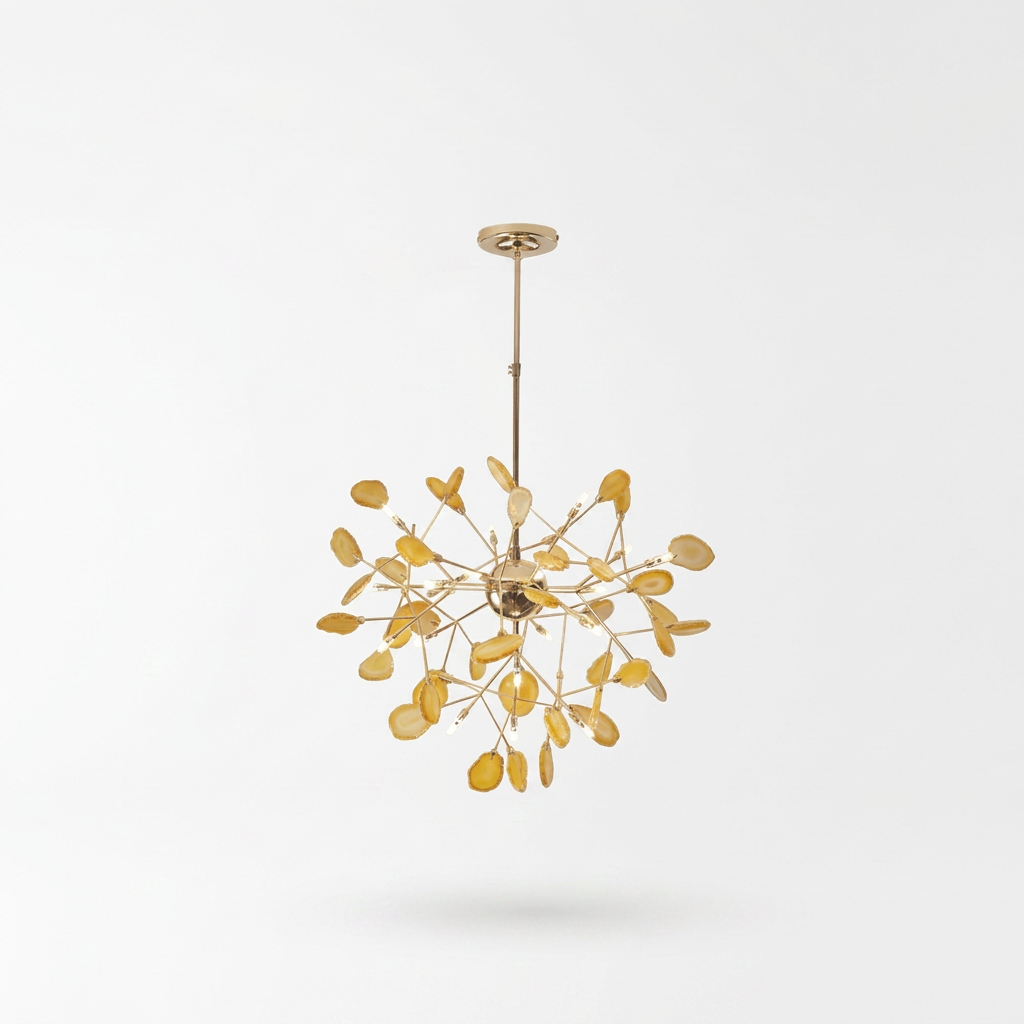 Agate Flake Chandelier
