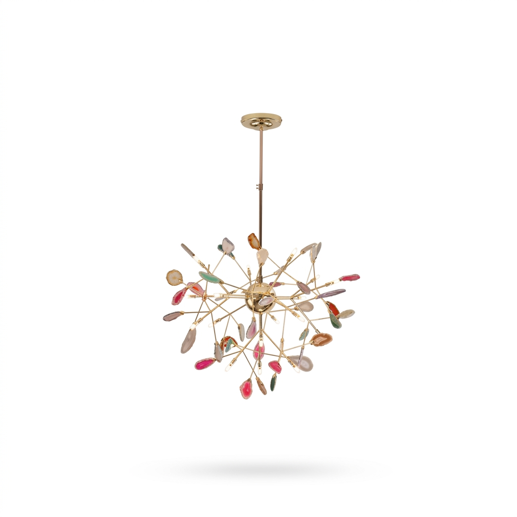 Agate Flake Chandelier