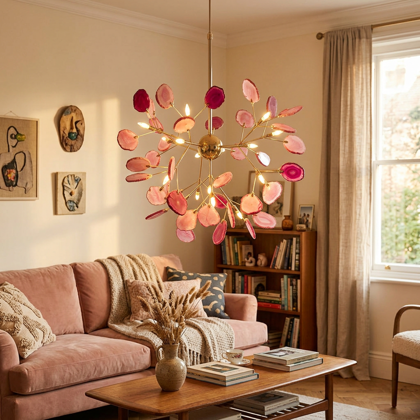 Agate Flake Chandelier