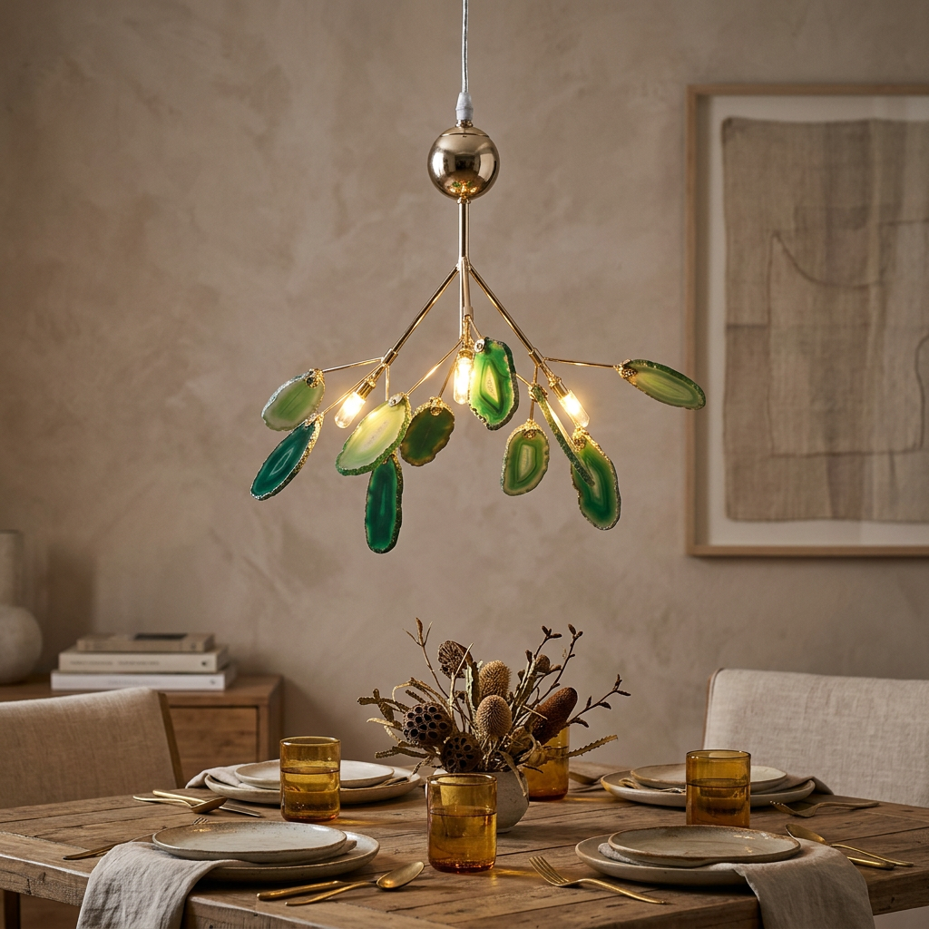 Agate Flake Chandelier