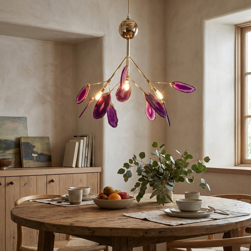 Agate Flake Chandelier
