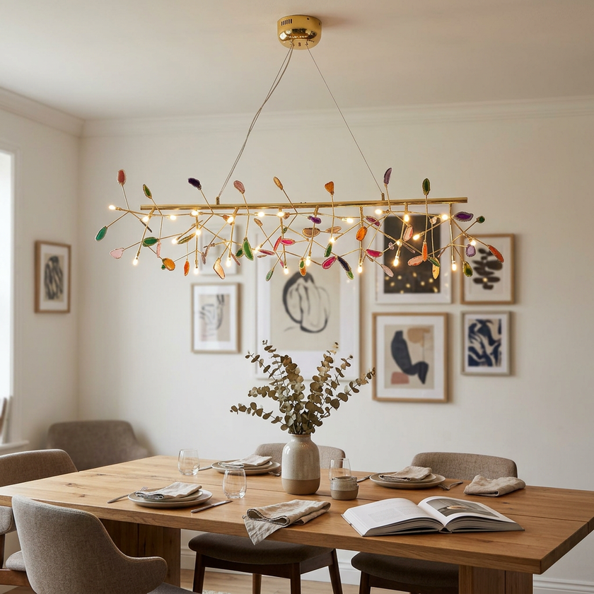 Agate Flake Chandelier