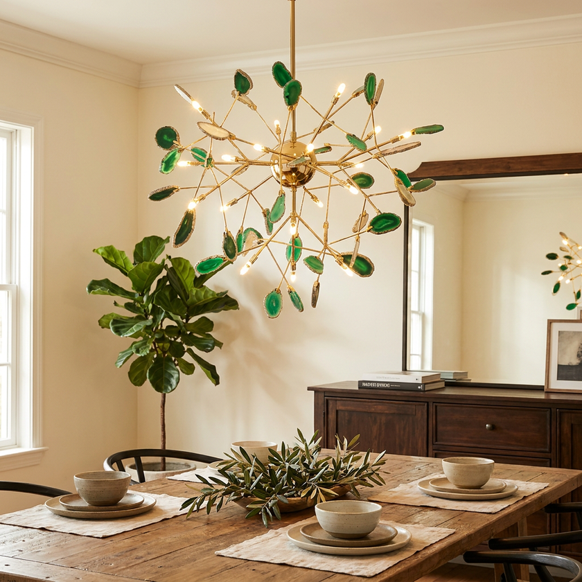 Agate Flake Chandelier